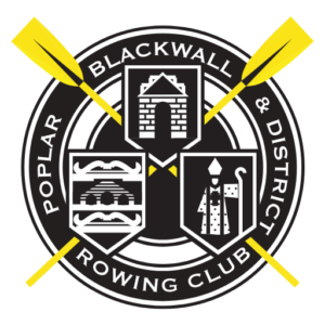 Poplar, Blackwall & District Rowing Club logo